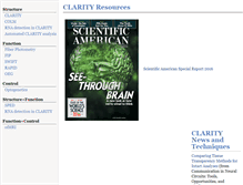 Tablet Screenshot of clarityresourcecenter.org